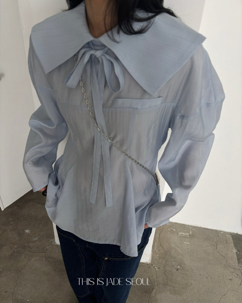 Jade Market - Korean Women Fashion - #womensfashion - Enfold Blouse - 2