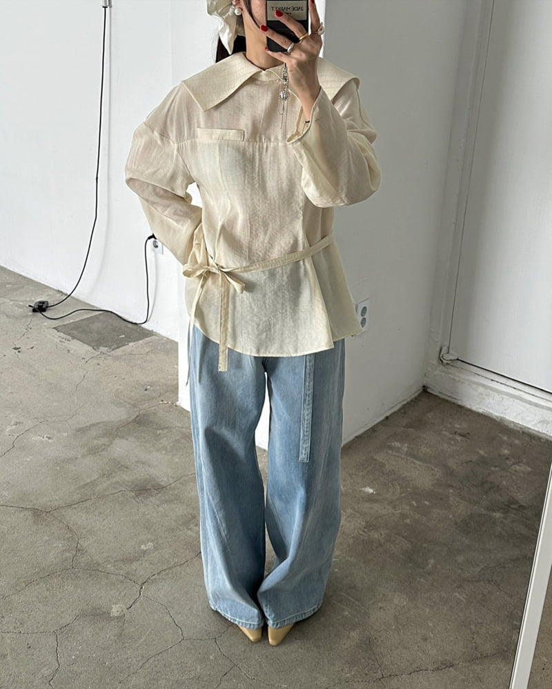 Jade Market - Korean Women Fashion - #womensfashion - Enfold Blouse - 8