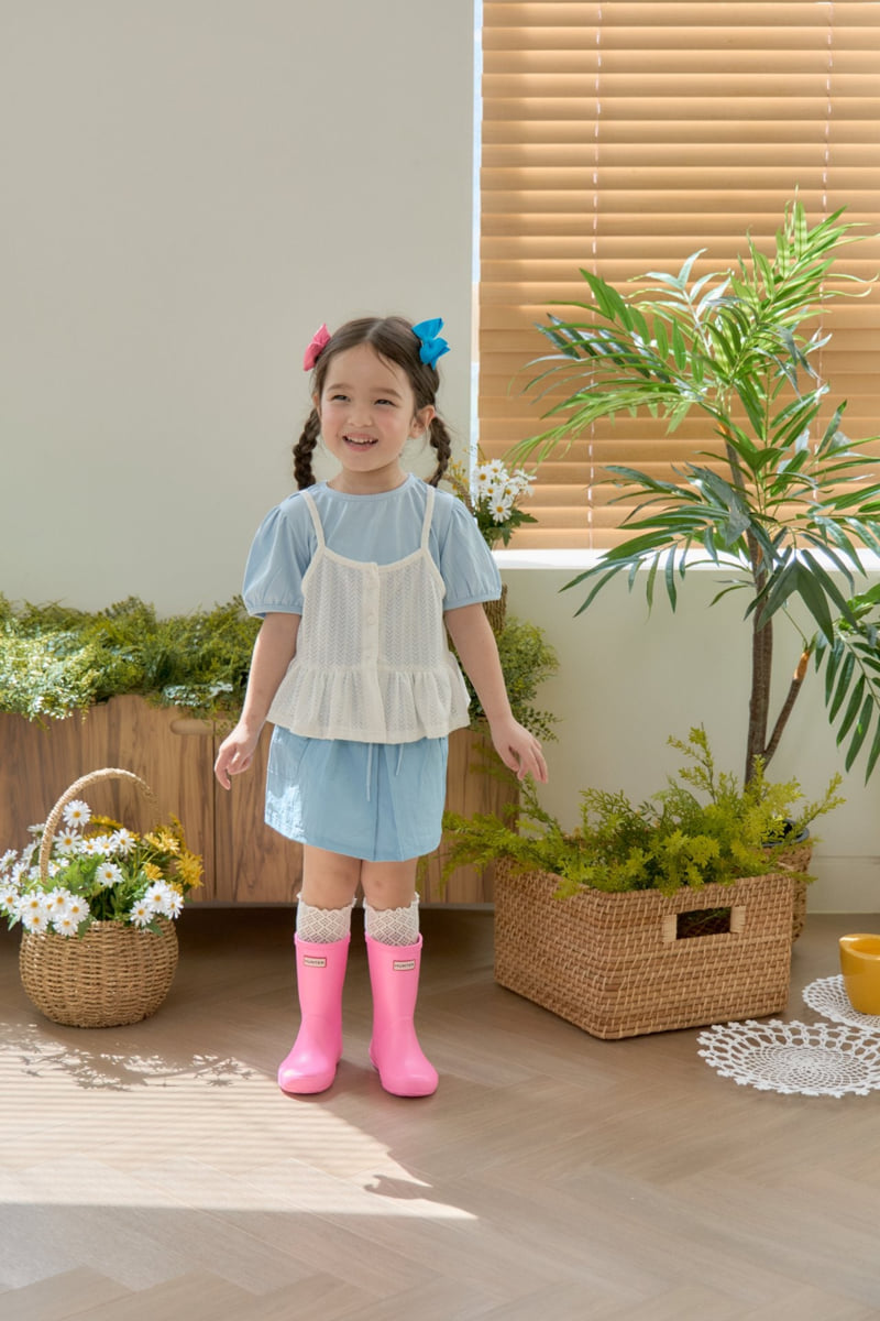 Jazz - Korean Children Fashion - #Kfashion4kids - Bustier Blouse Tee - 3