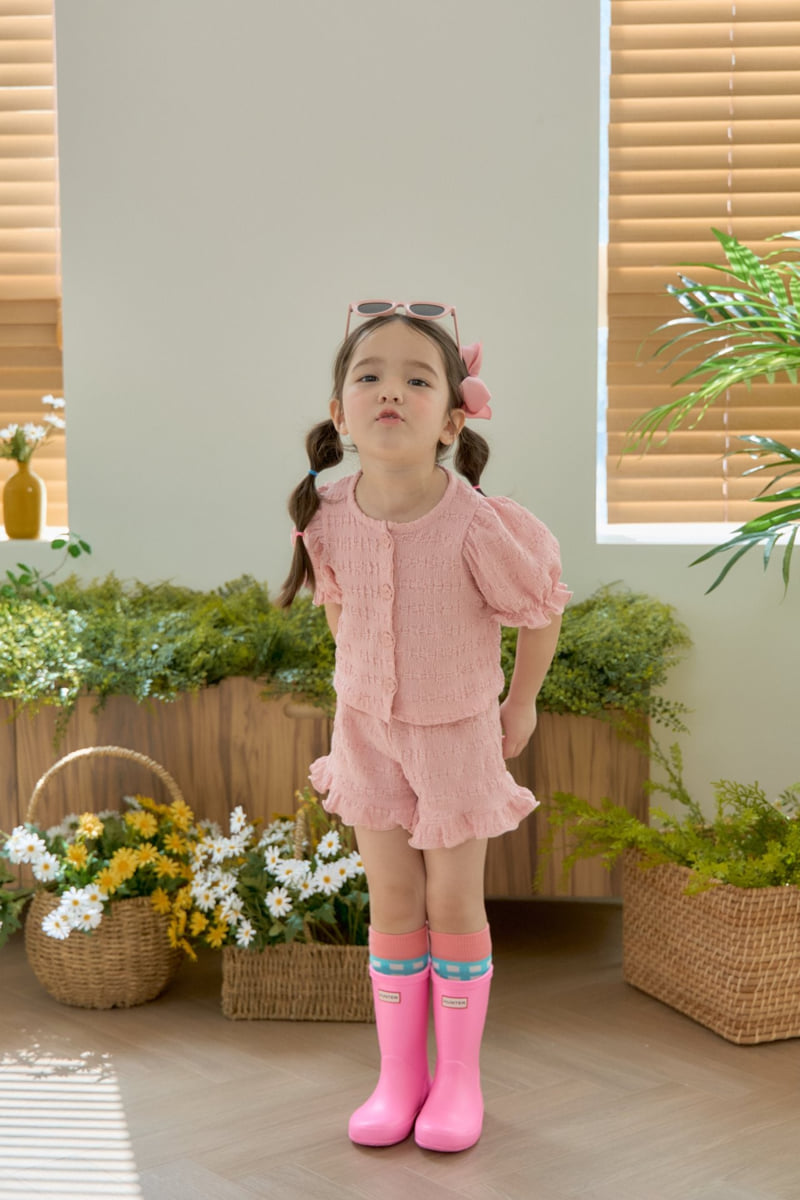 Jazz - Korean Children Fashion - #Kfashion4kids - Cardigan Top Bottom Set - 7
