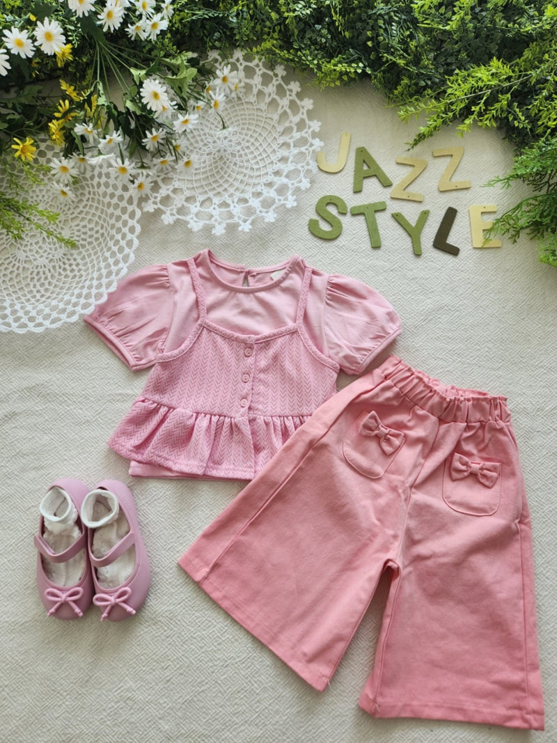 Jazz - Korean Children Fashion - #childrensboutique - Bustier Blouse Tee - 12