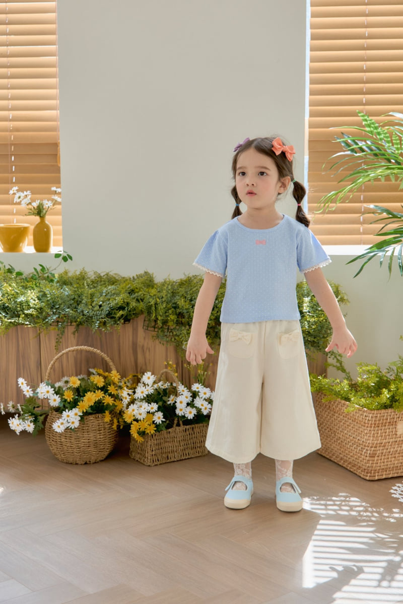 Jazz - Korean Children Fashion - #childrensboutique - Ribbon Dot Blouse Tee - 9