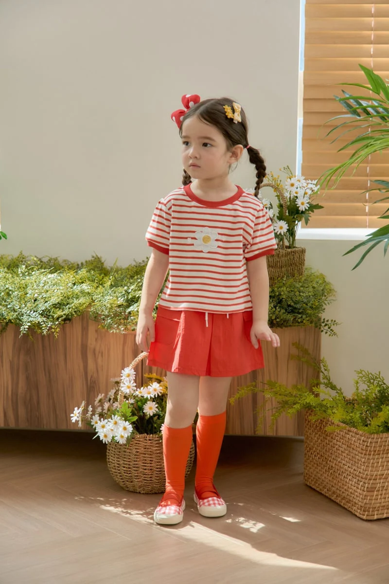 Jazz - Korean Children Fashion - #childrensboutique - Flower Embroidery Blouse Tee - 5