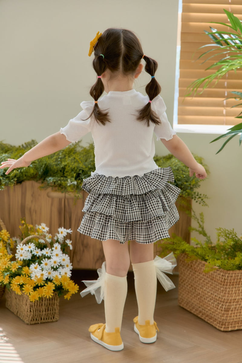 Jazz - Korean Children Fashion - #designkidswear - Lace Double Blouse Tee - 9