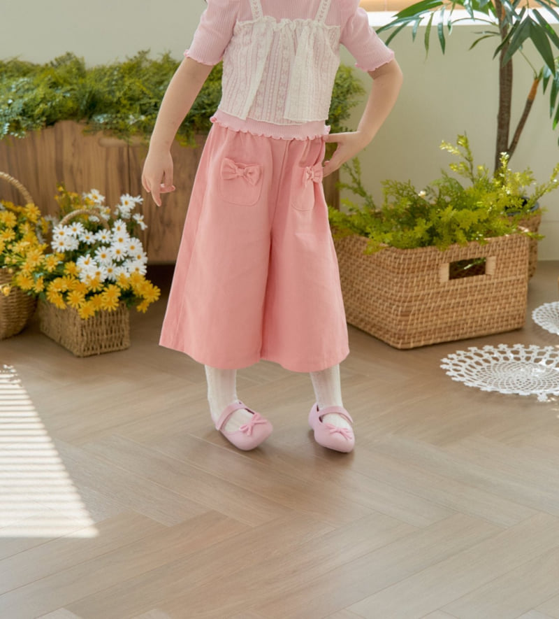 Jazz - Korean Children Fashion - #discoveringself - Ribbon Pocket Pants