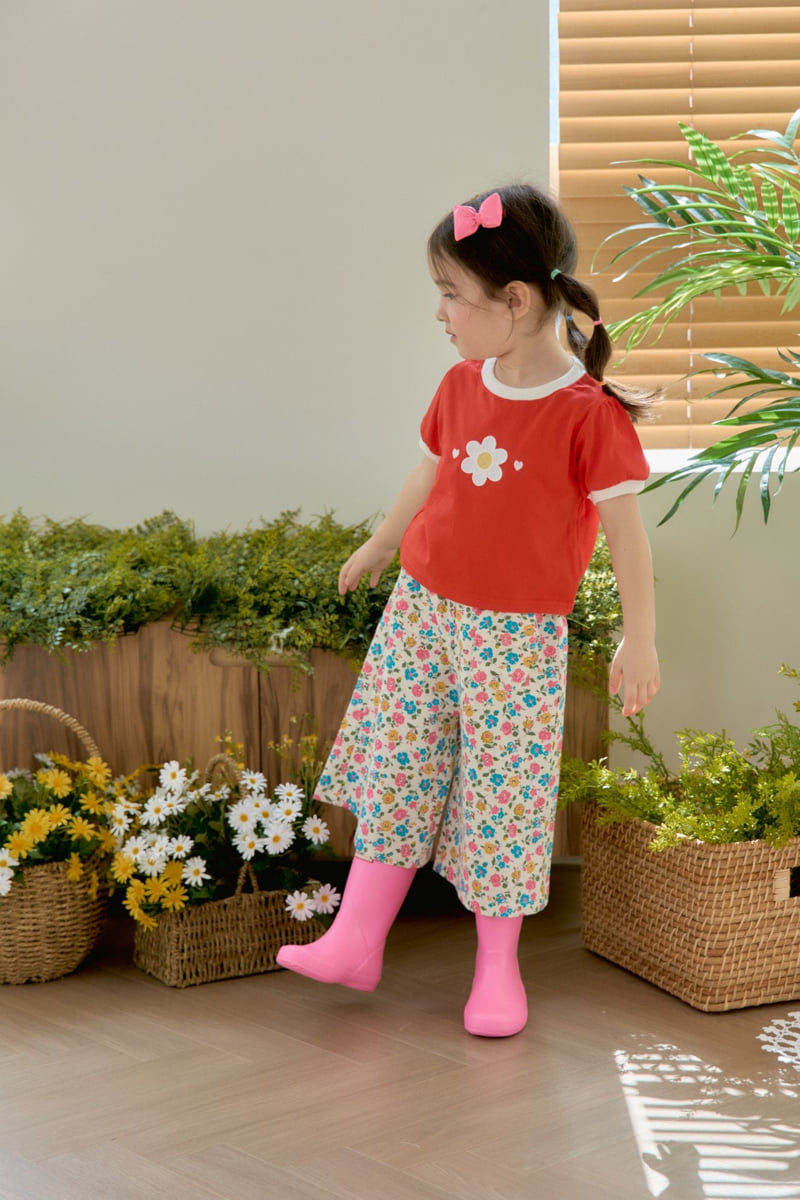 Jazz - Korean Children Fashion - #discoveringself - Flower Embroidery Blouse Tee - 7