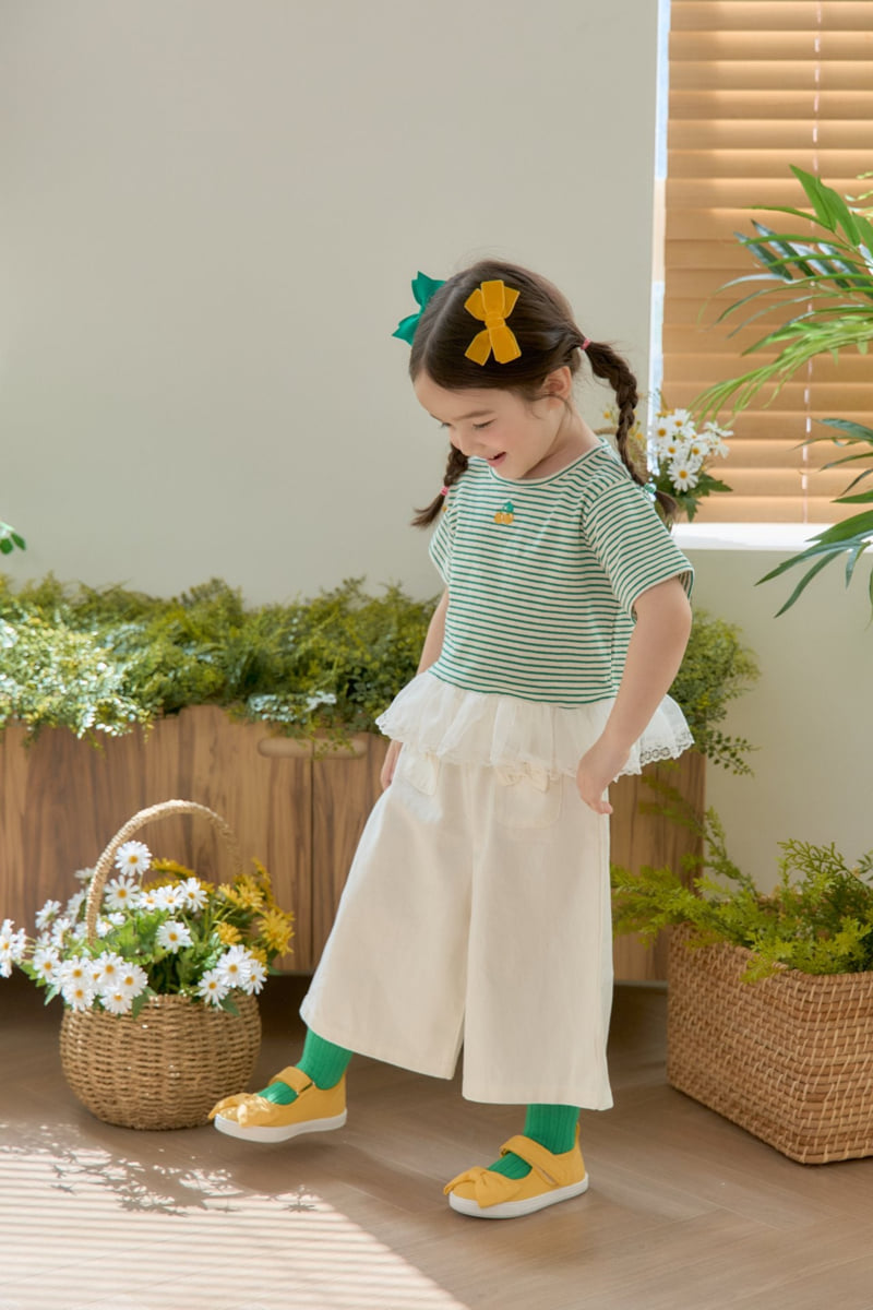 Jazz - Korean Children Fashion - #fashionkids - Ribbon Pocket Pants - 2