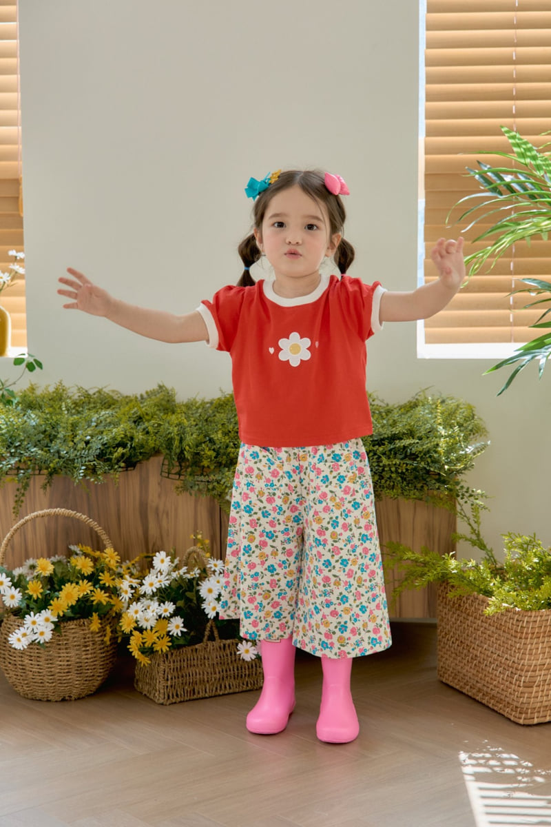 Jazz - Korean Children Fashion - #fashionkids - Flower Embroidery Blouse Tee - 8