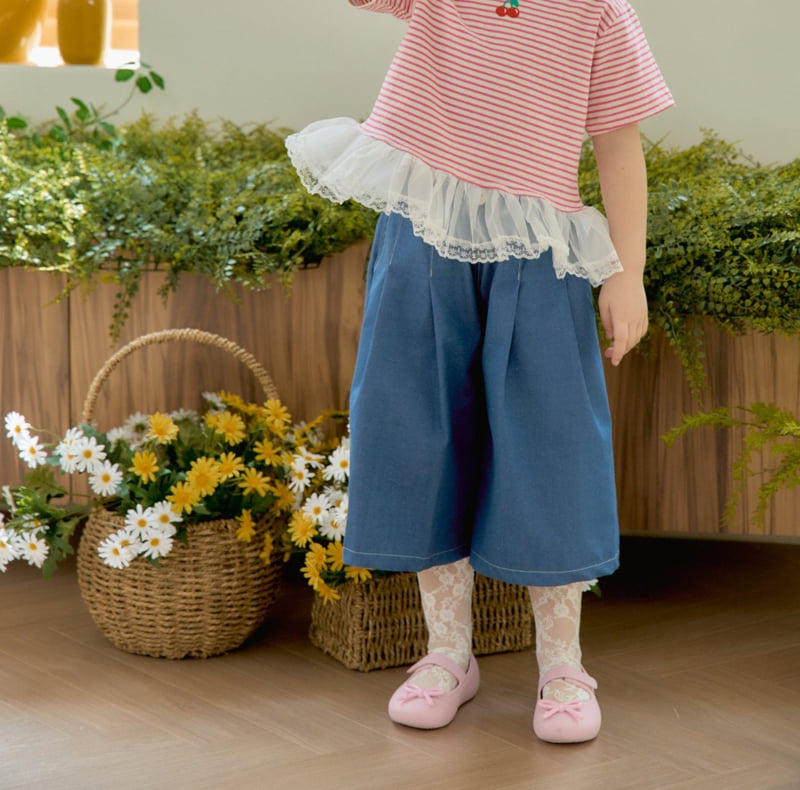 Jazz - Korean Children Fashion - #kidsshorts - Button Pleated Jeans