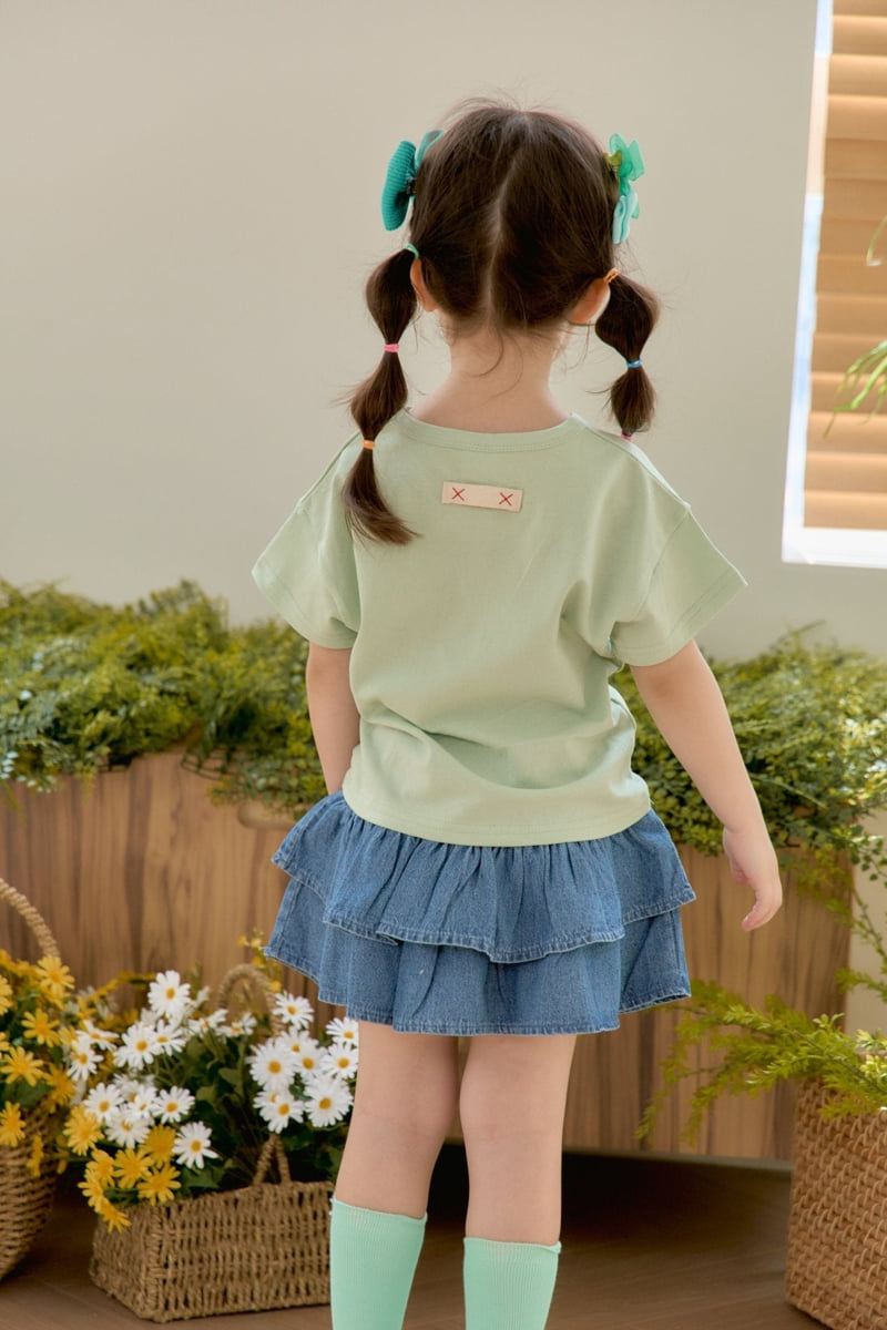 Jazz - Korean Children Fashion - #kidsstore - Embroidery Bear Tee - 6