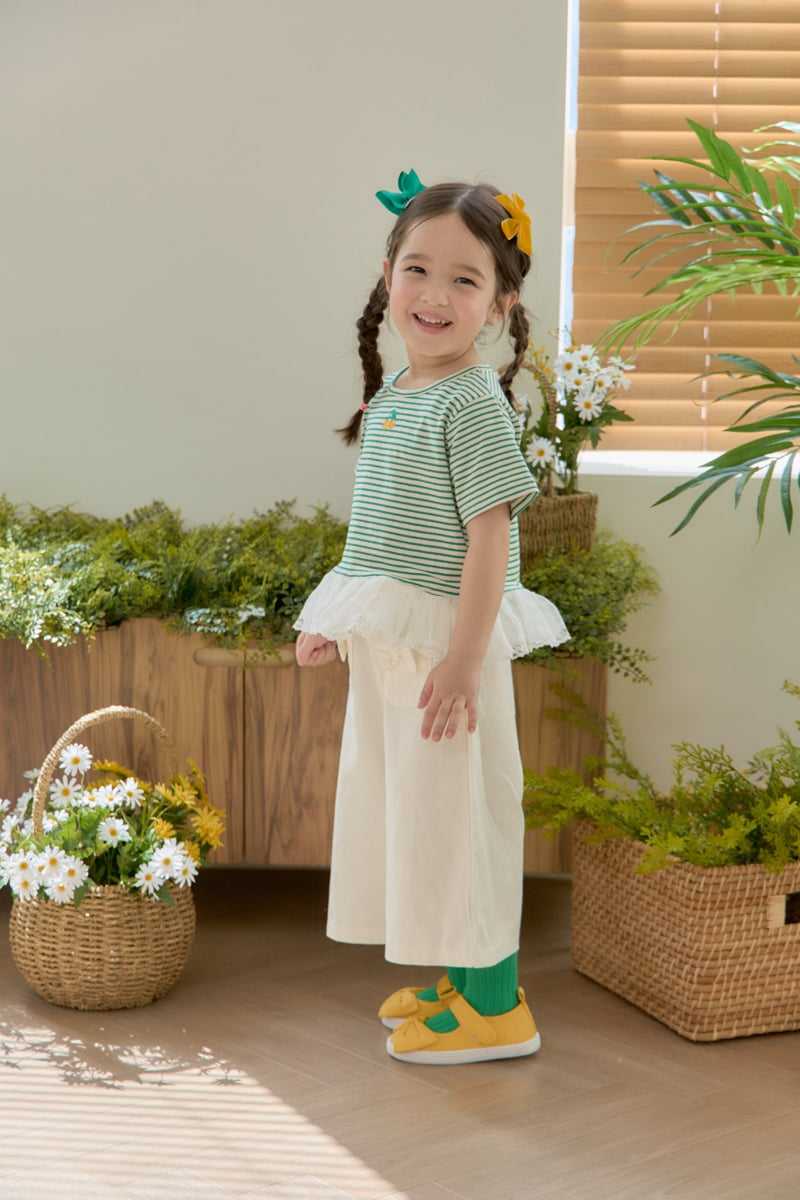 Jazz - Korean Children Fashion - #kidsshorts - Ribbon Pocket Pants - 4