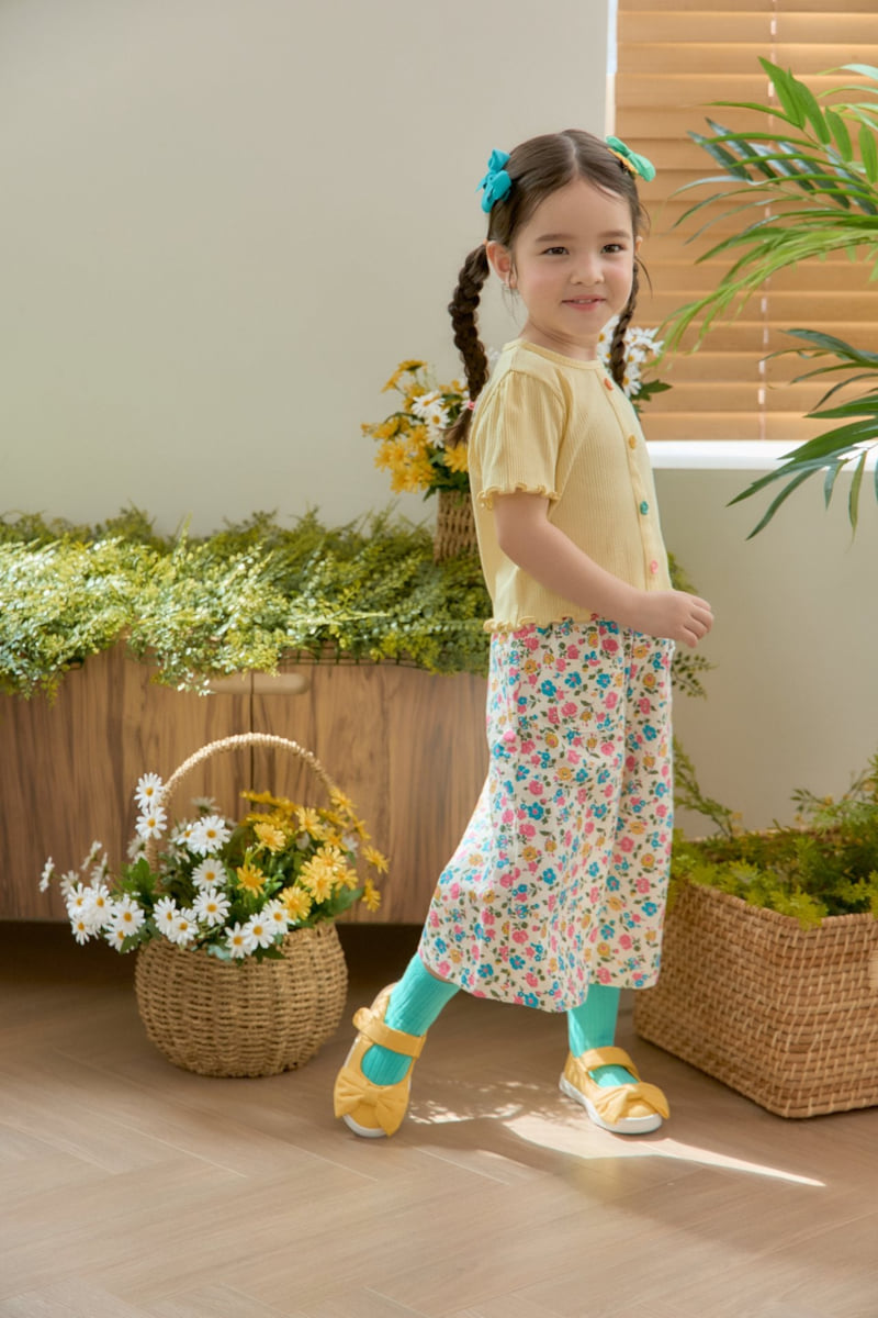 Jazz - Korean Children Fashion - #kidsstore - Flower Pocket Pants - 3