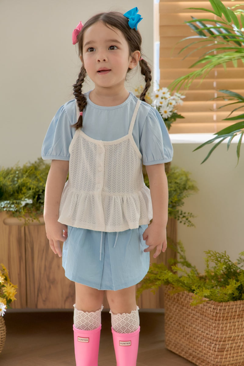 Jazz - Korean Children Fashion - #kidsstore - Bustier Blouse Tee