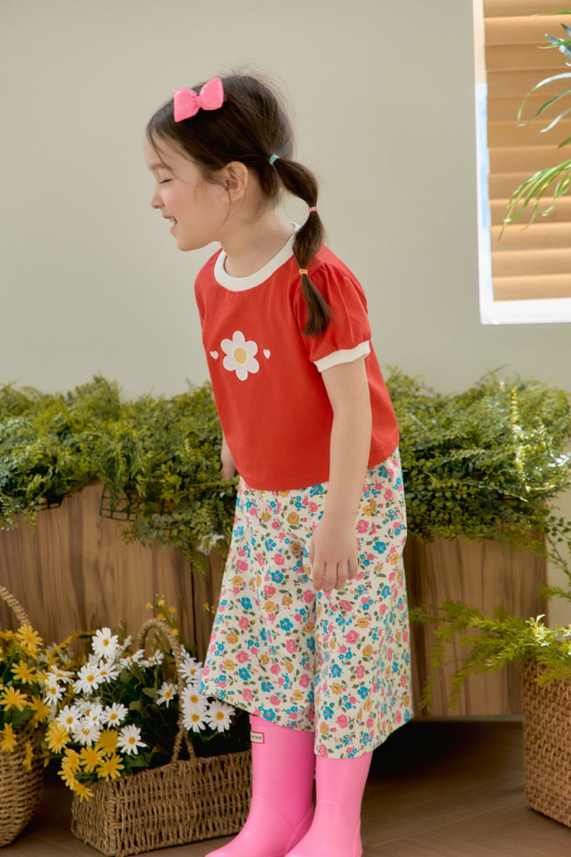 Jazz - Korean Children Fashion - #kidsstore - Flower Embroidery Blouse Tee - 10
