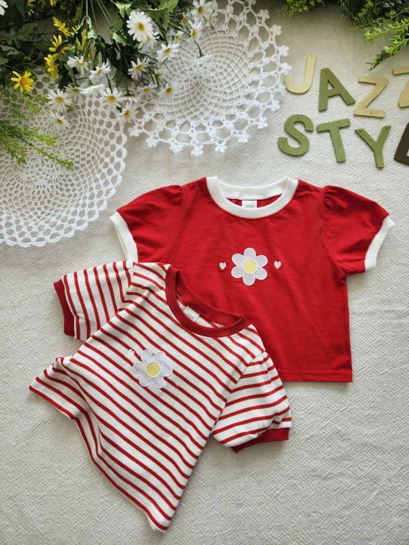 Jazz - Korean Children Fashion - #kidzfashiontrend - Flower Embroidery Blouse Tee - 11