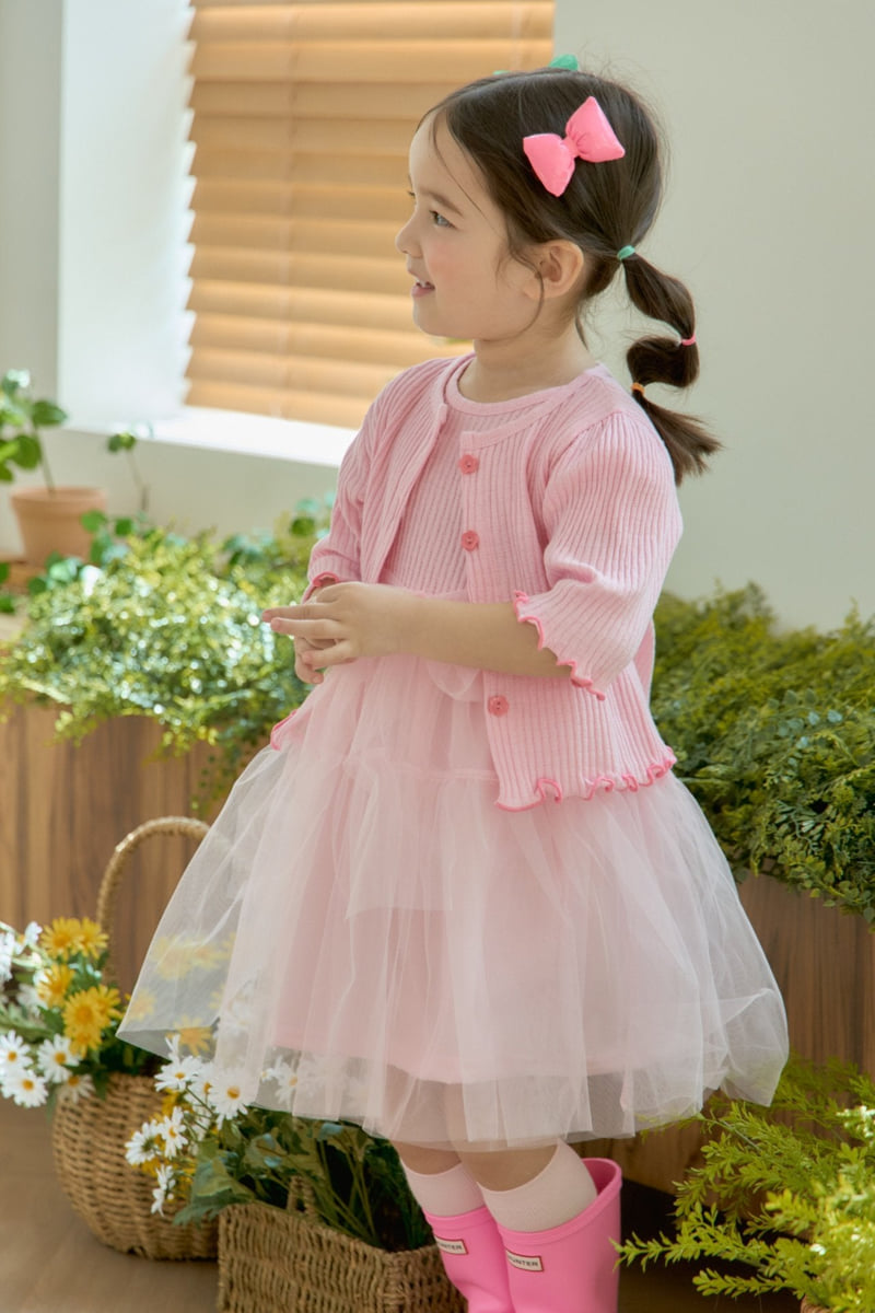 Jazz - Korean Children Fashion - #kidzfashiontrend - Flower Button Cardigan - 9