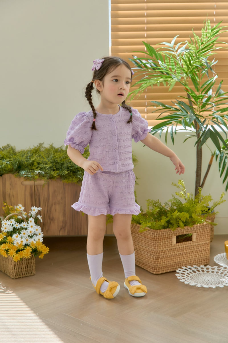 Jazz - Korean Children Fashion - #kidzfashiontrend - Cardigan Top Bottom Set - 6