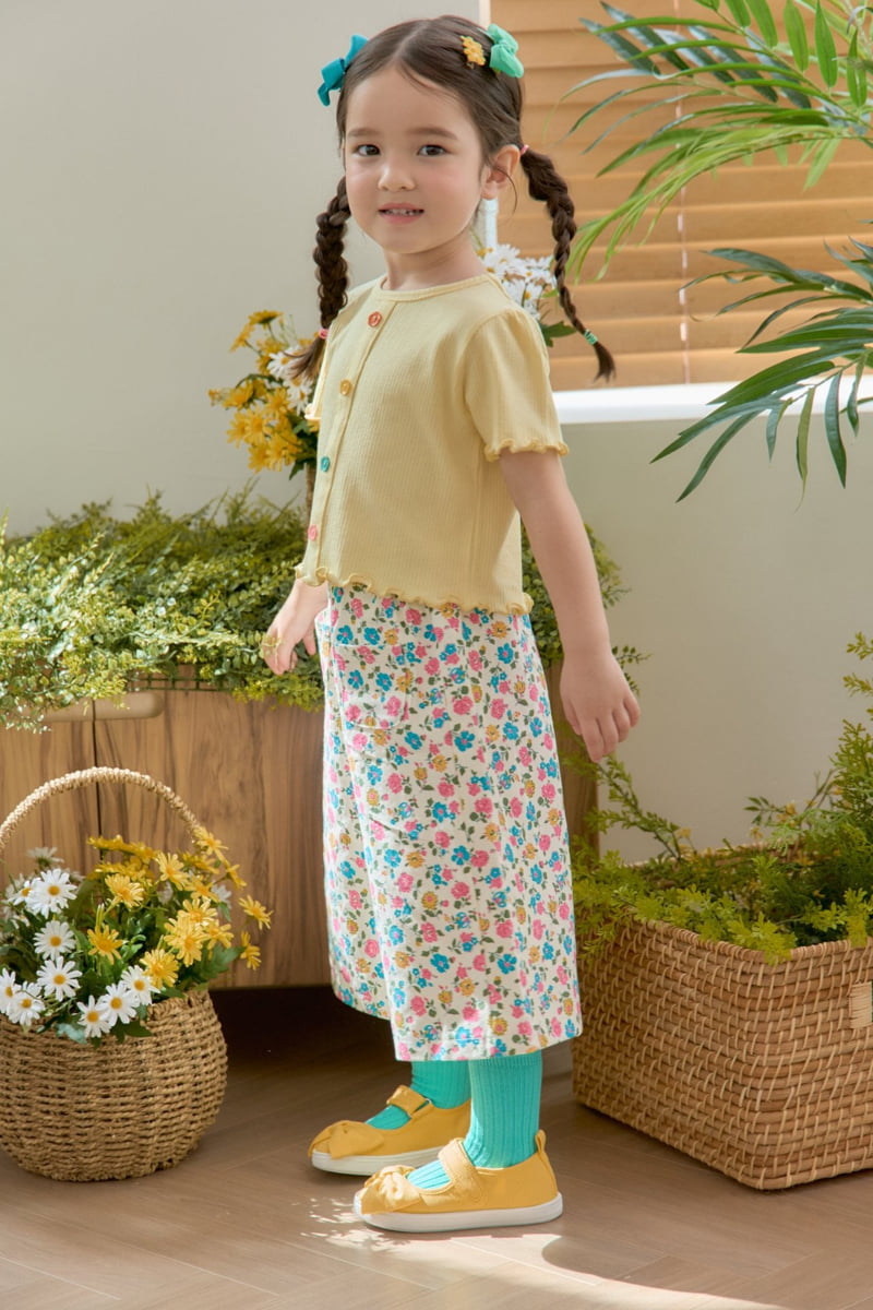 Jazz - Korean Children Fashion - #littlefashionista - Flower Pocket Pants - 6
