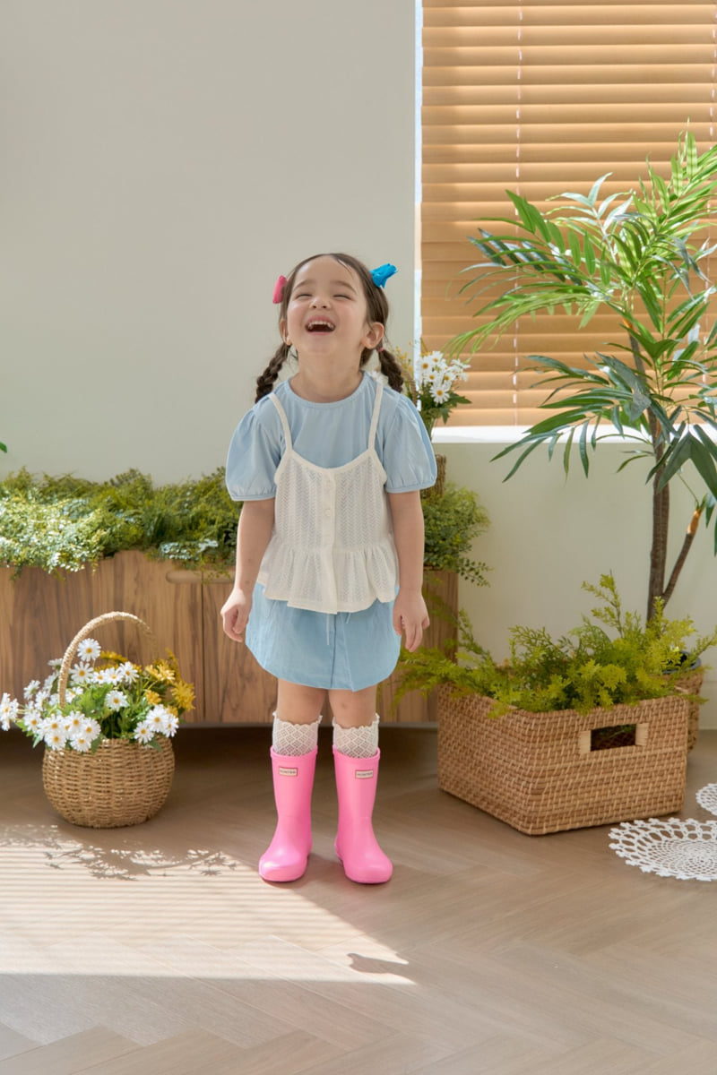 Jazz - Korean Children Fashion - #Kfashion4kids - Bustier Blouse Tee - 4