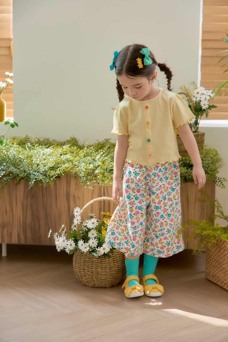 Jazz - Korean Children Fashion - #magicofchildhood - Flower Pocket Pants - 7