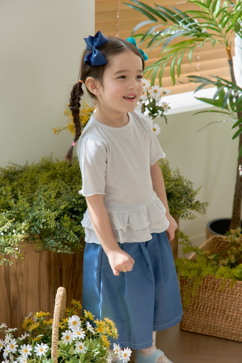 Jazz - Korean Children Fashion - #magicofchildhood - Sparkly Cancan Blouse Tee - 3