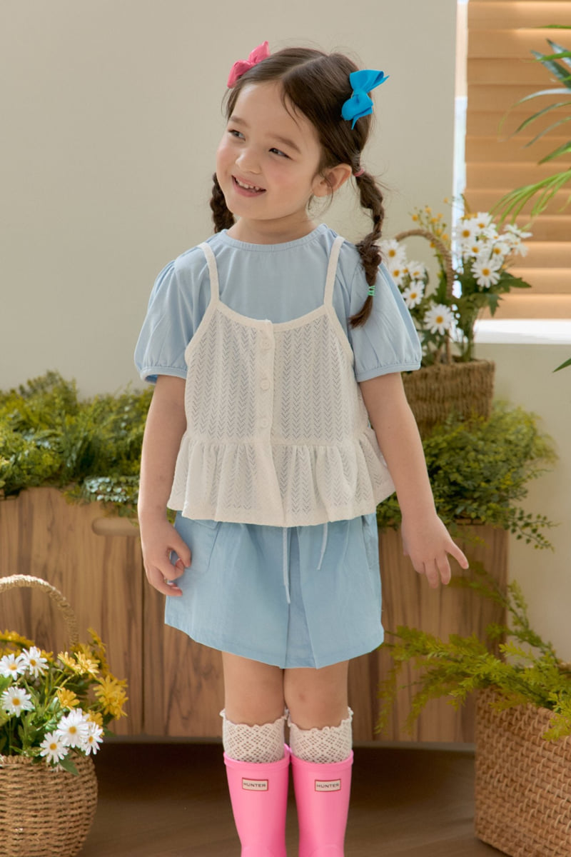 Jazz - Korean Children Fashion - #minifashionista - Bustier Blouse Tee - 6