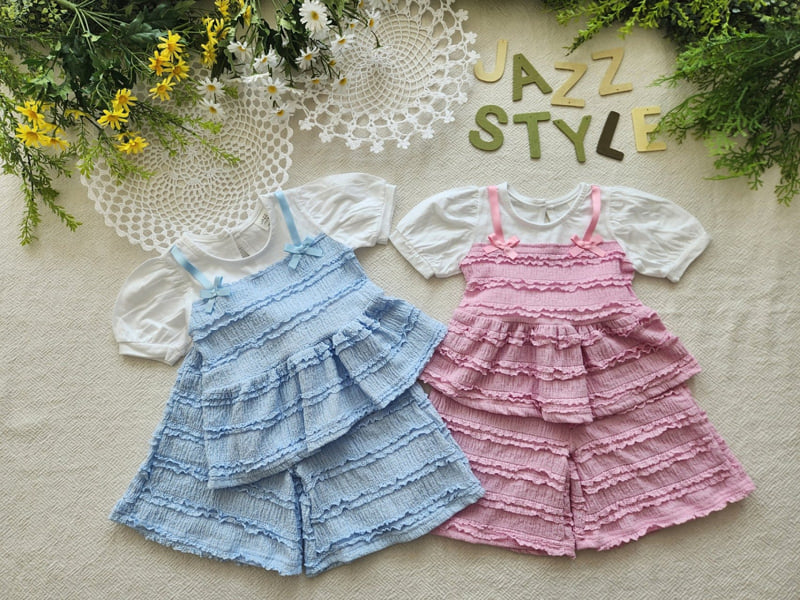 Jazz - Korean Children Fashion - #minifashionista - Ruby ​Top Bottom Set - 11