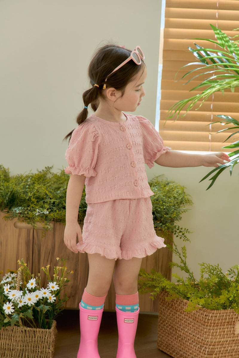 Jazz - Korean Children Fashion - #minifashionista - Cardigan Top Bottom Set - 10