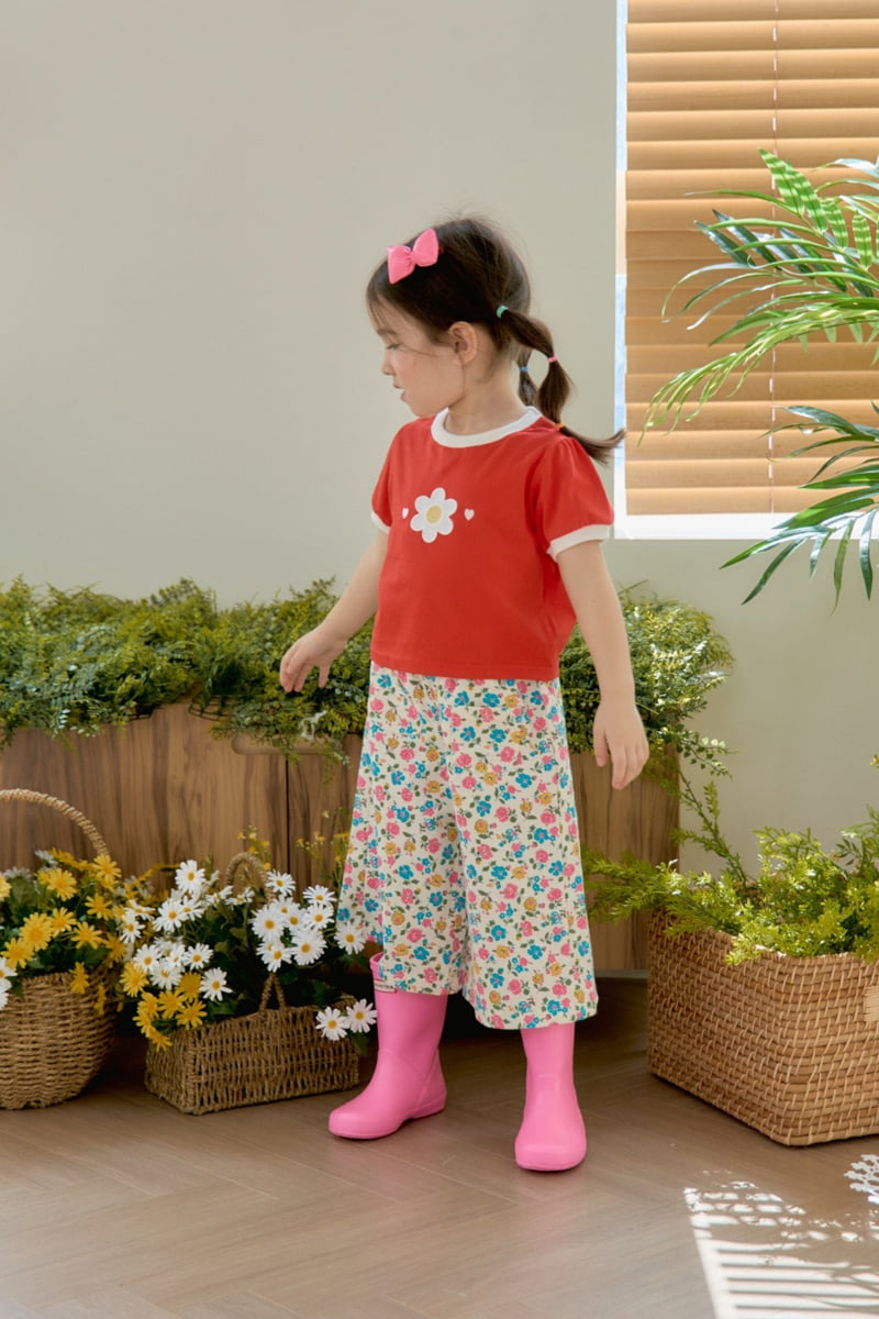 Jazz - Korean Children Fashion - #prettylittlegirls - Flower Pocket Pants - 9