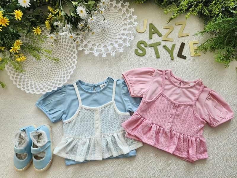Jazz - Korean Children Fashion - #todddlerfashion - Bustier Blouse Tee - 8
