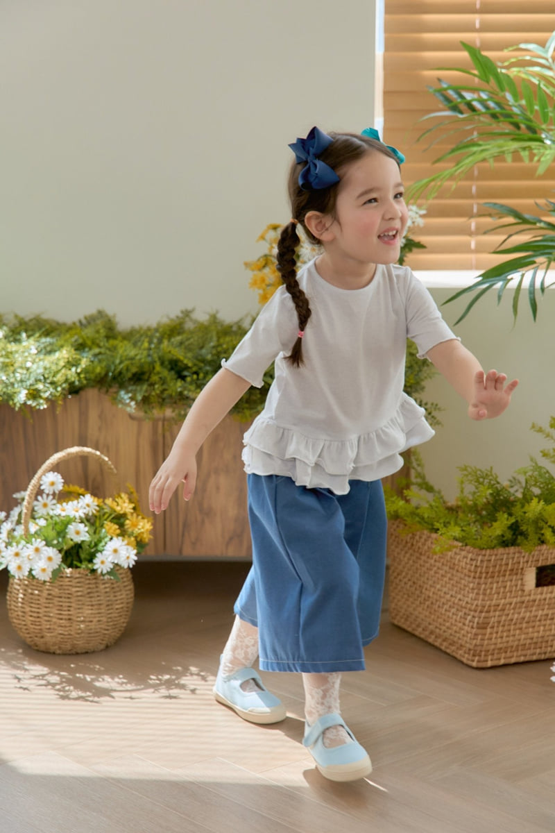 Jazz - Korean Children Fashion - #todddlerfashion - Sparkly Cancan Blouse Tee - 6