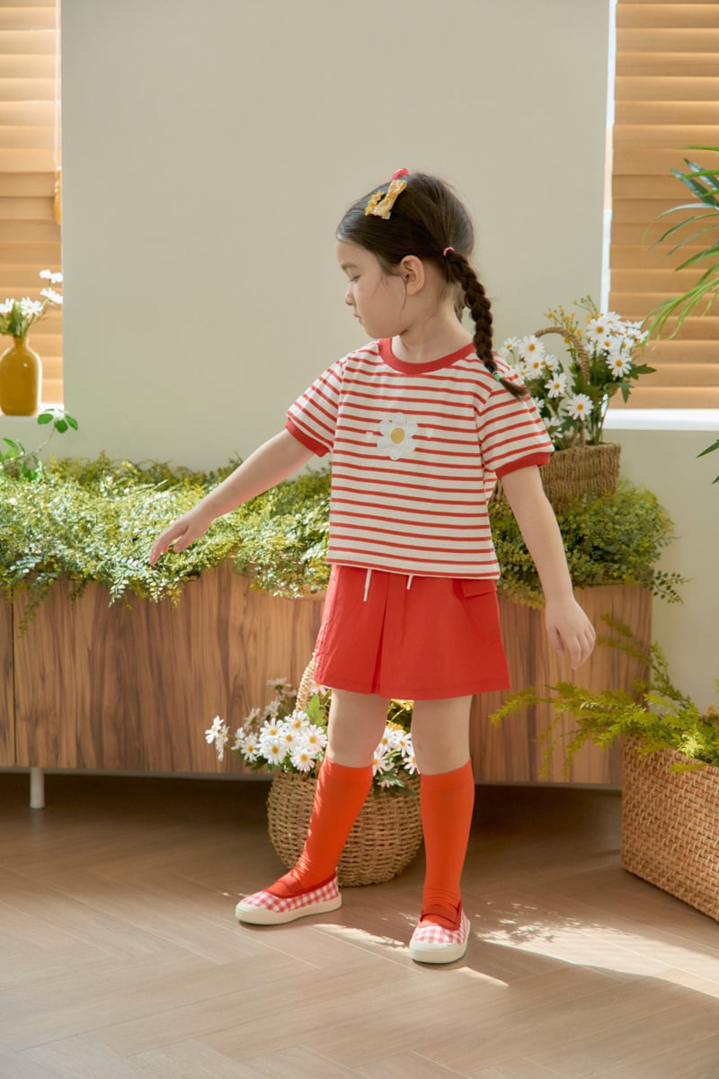 Jazz - Korean Children Fashion - #todddlerfashion - Flower Embroidery Blouse Tee
