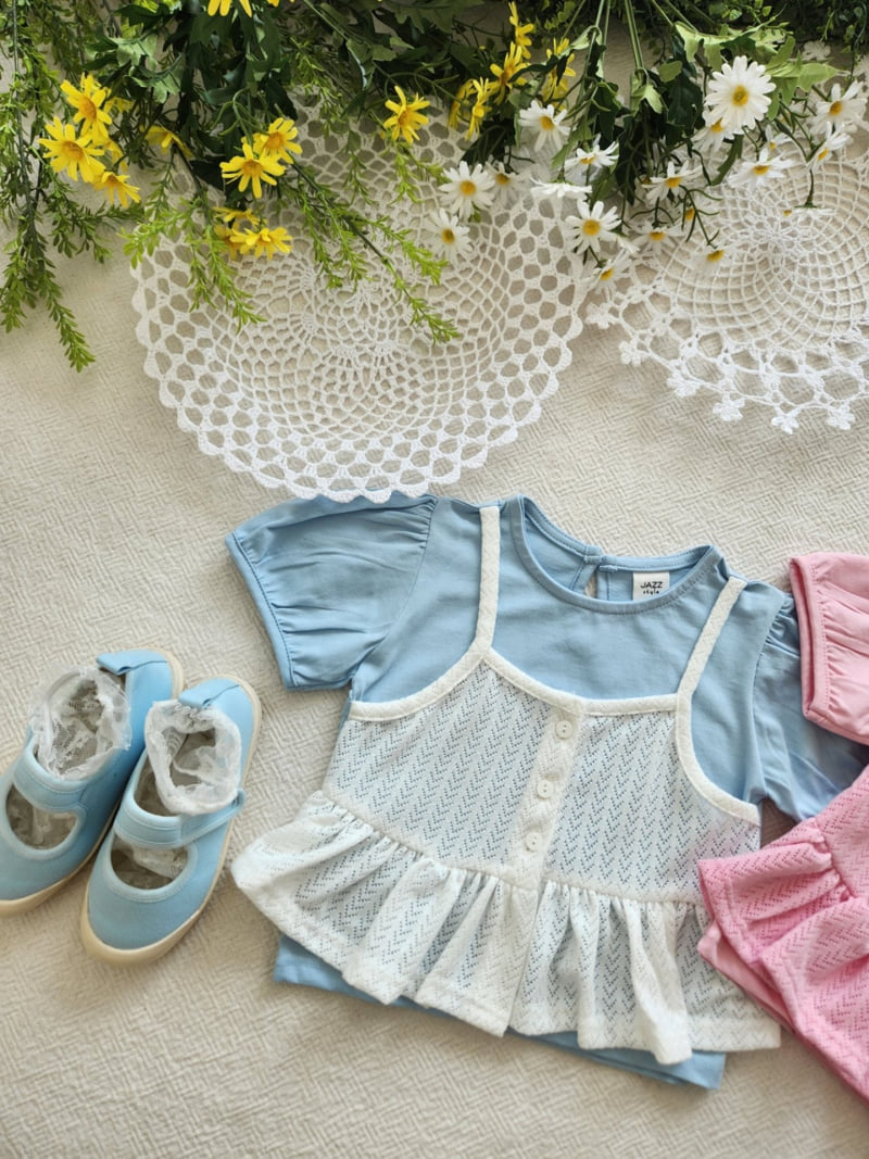 Jazz - Korean Children Fashion - #toddlerclothing - Bustier Blouse Tee - 9
