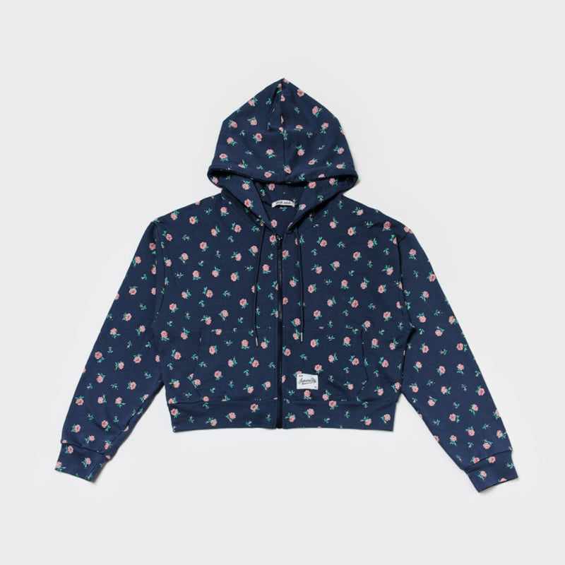 Jejeunosity - Korean Women Fashion - #momslook - Adult Cropped Hooded Zip-up Jacket - 9