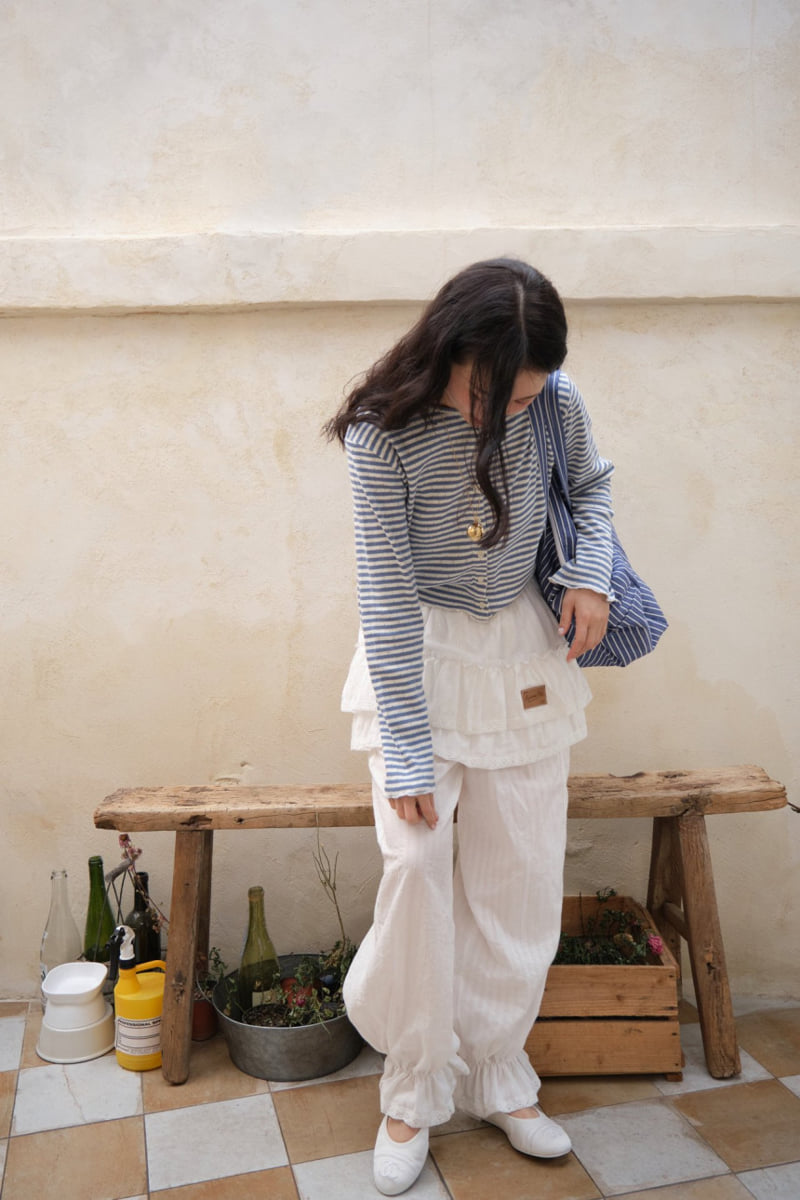 Jejeunosity - Korean Women Fashion - #momslook - Adult Vanilla Frill Pants - 7