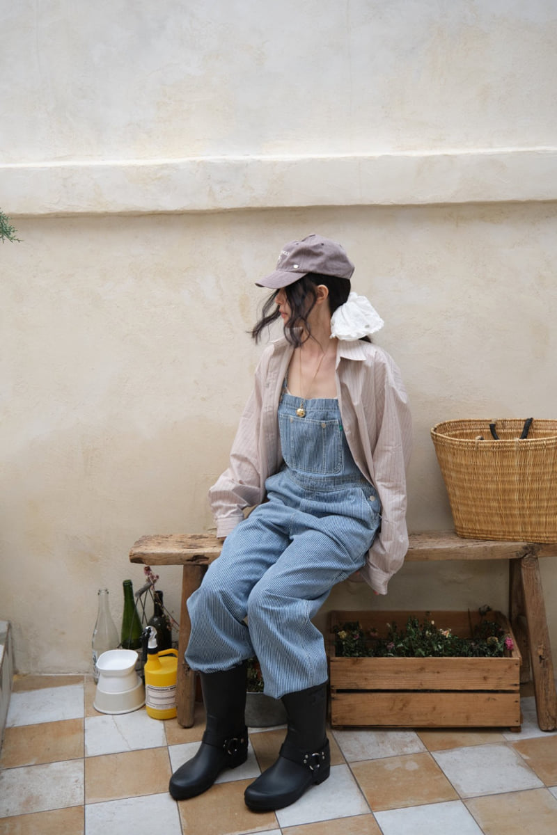 Jejeunosity - Korean Women Fashion - #romanticstyle - Adult Very Long Overalls - 2