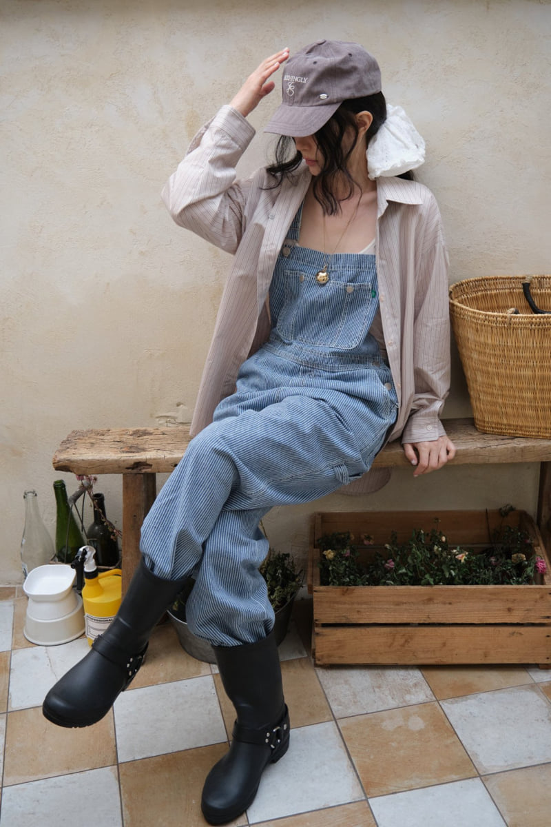 Jejeunosity - Korean Women Fashion - #shopsmall - Adult Very Long Overalls - 4