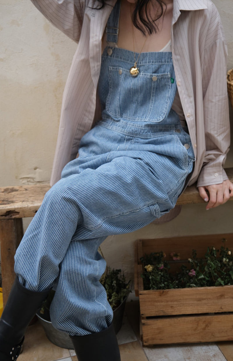 Jejeunosity - Korean Women Fashion - #thelittlethings - Adult Very Long Overalls - 5