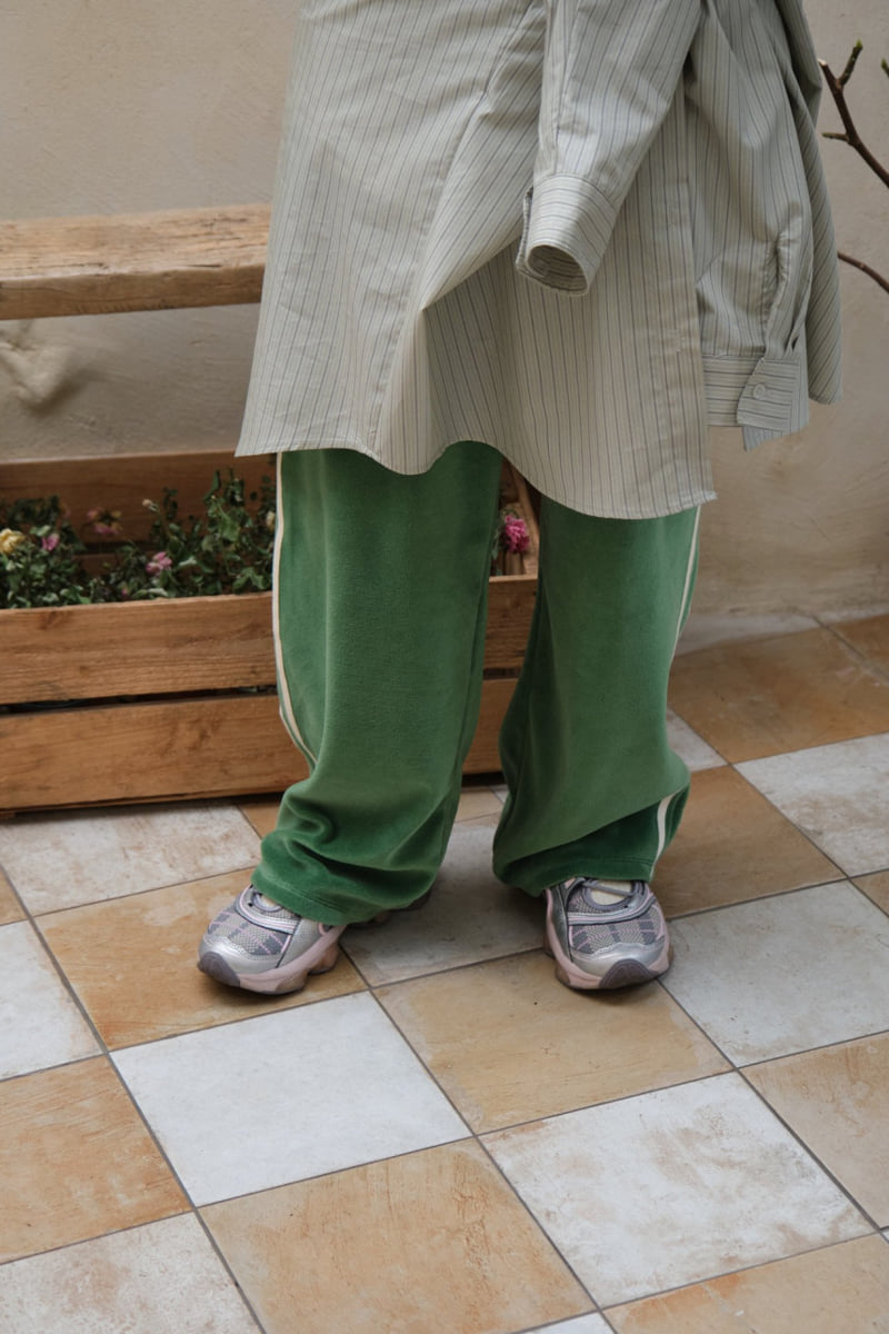 Jejeunosity - Korean Women Fashion - #womensfashion - Adult Velvet Track Pants - 12