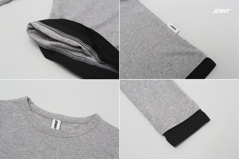 Jenny Basic - Korean Children Fashion - #discoveringself - Layered Tee 4-7 - 10