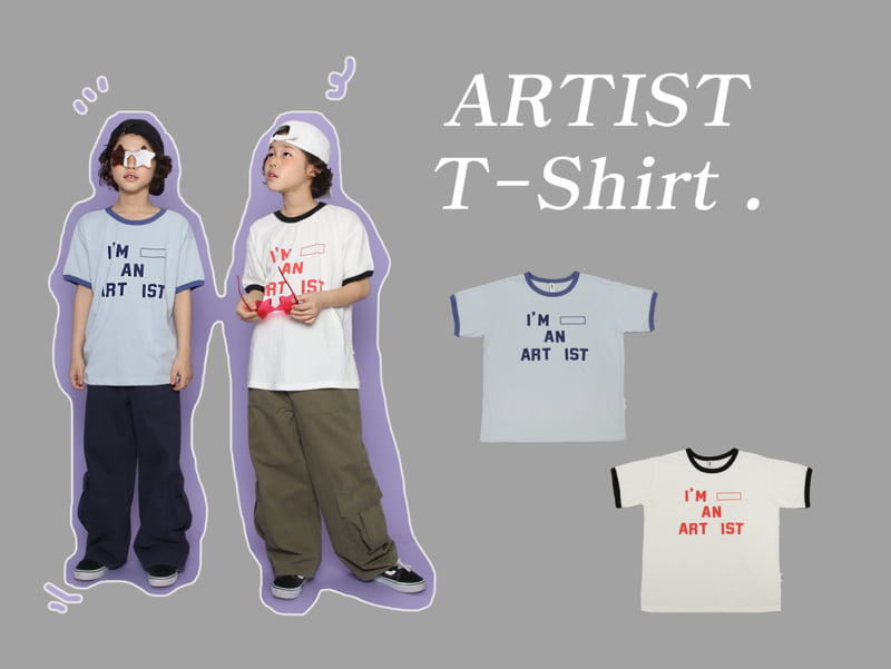 Jenny Basic - Korean Children Fashion - #discoveringself - Artist Tee