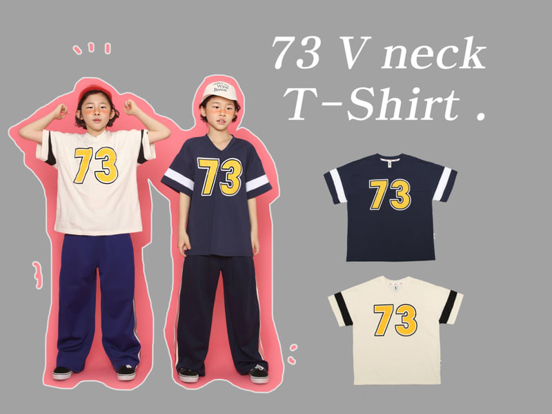 Jenny Basic - Korean Children Fashion - #fashionkids - 73 V-neck Tee
