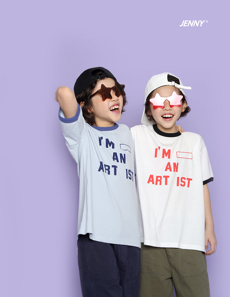 Jenny Basic - Korean Children Fashion - #kidsshorts - Artist Tee - 3