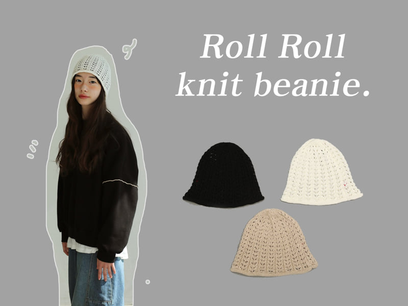 Jenny Basic - Korean Children Fashion - #kidsstore - Roll-Roll Knit Beanie
