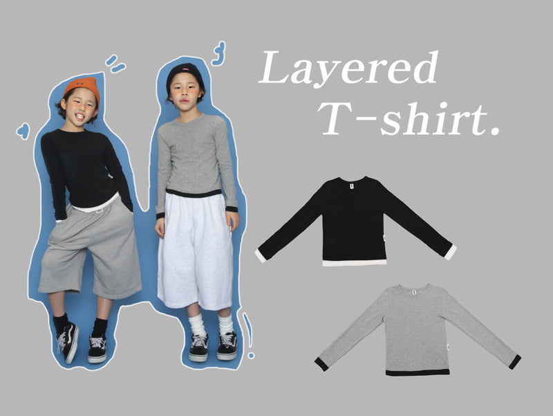 Jenny Basic - Korean Children Fashion - #littlefashionista - Layered Tee 2-3