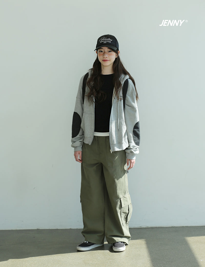 Jenny Basic - Korean Children Fashion - #magicofchildhood - Brad Hood Zip-up 4-7 - 4