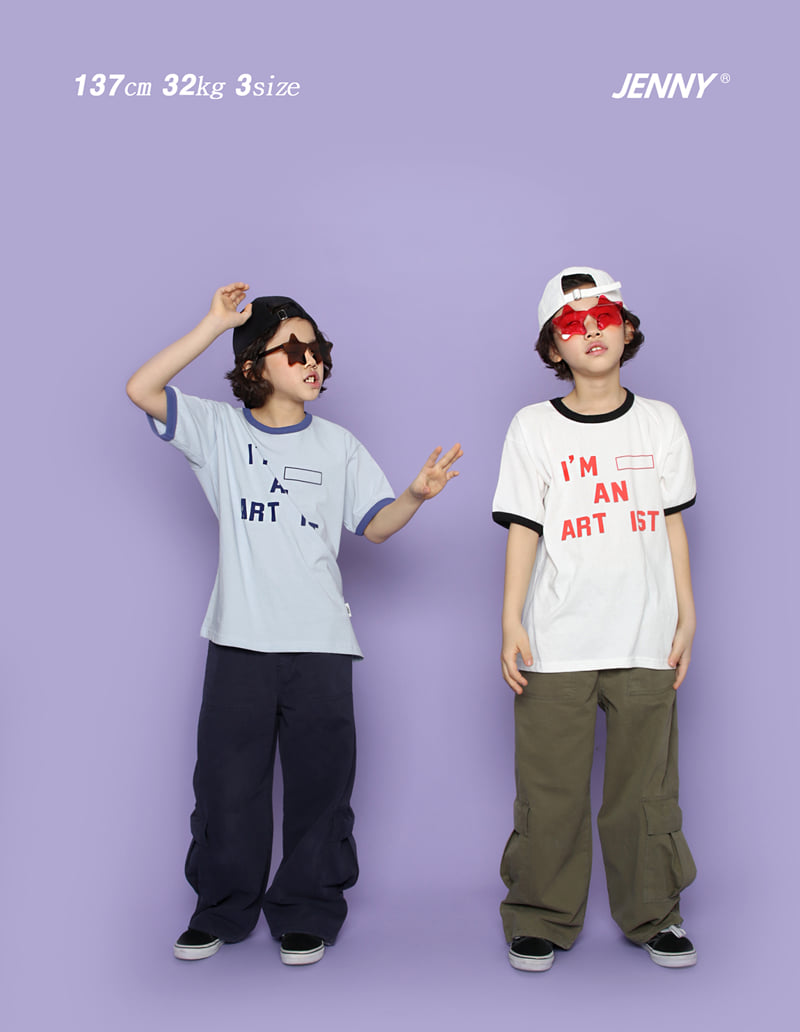 Jenny Basic - Korean Children Fashion - #todddlerfashion - Artist Tee - 11