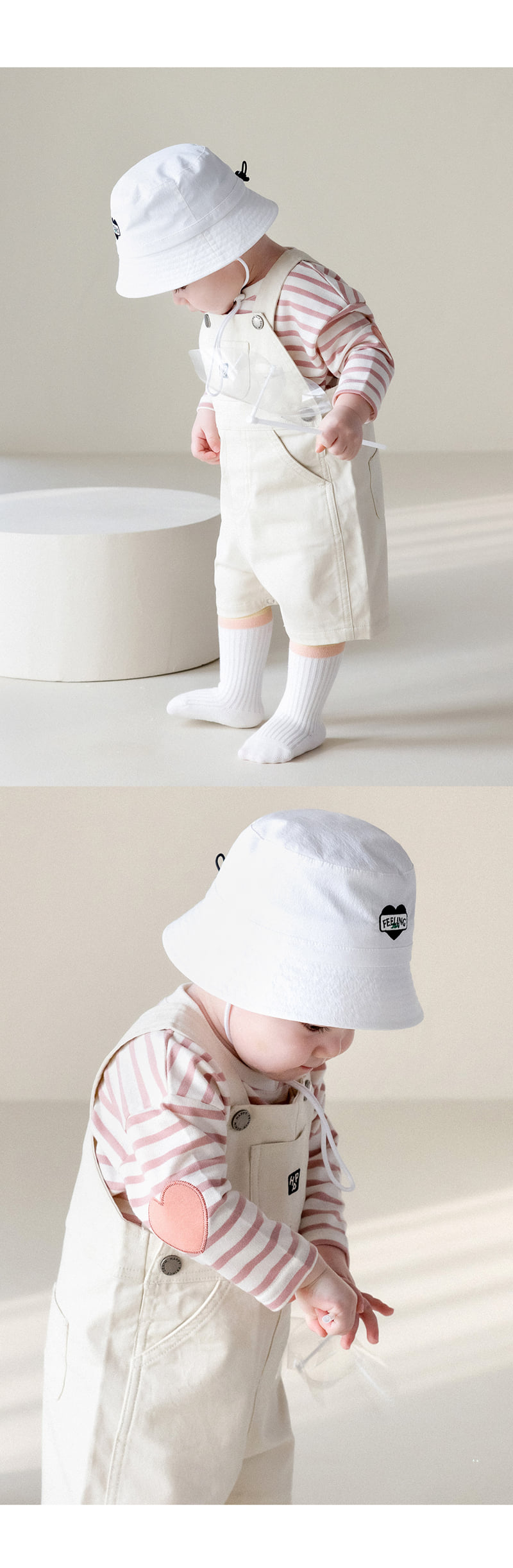 Kids Clara - Korean Baby Fashion - #babyboutique - Mot Baby Overalls - 3