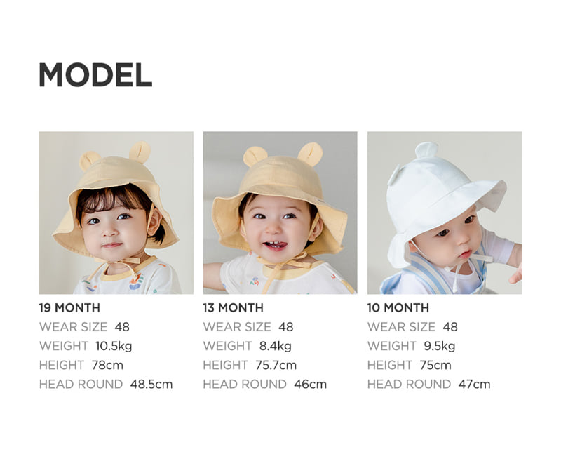Kids Clara - Korean Baby Fashion - #babyboutique - Baby Boo Baby Sun Hat - 11