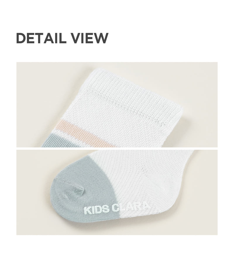 Kids Clara - Korean Baby Fashion - #smilingbaby - Benna Summer Baby Knee Socks (set of 5) - 4
